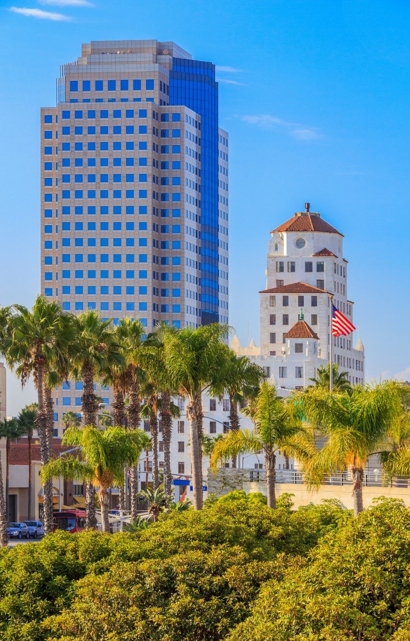 Long Beach California cityscape